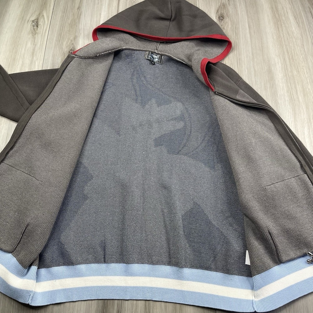 KON Memphis Made Full Zip Hoodie Sweatshirt Unisex Size S Small OS Graphic Print - Picture 9 of 14